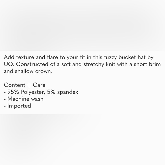 NWT Urban Outfitters Juno Fuzzy Bucket Hat - Picture 4 of 11